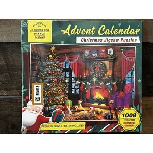 Advent Calendar 2024 Holiday‎ Christmas Puppy 1008 Pieces Surprise